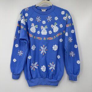 Vintage 80s Spumoni Scarab San Francisco spring rabbit Sweatshirt woman’s size L